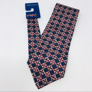 Perry Ellis 100% Silk Tie Made In USA